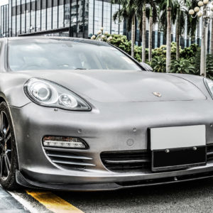 Porsche Panamera Carbon Fiber Front Lip Spoiler OEMStyle