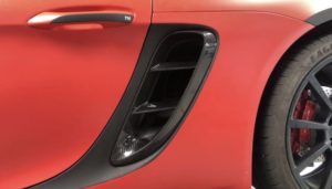 718 Carbon Fiber Side Air Vents (OEM Style)