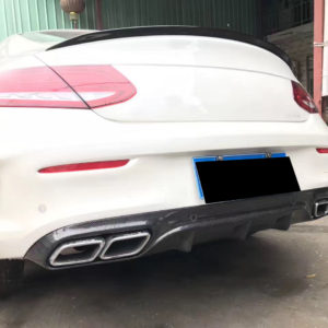 C Class W205 Carbon Fiber Rear Diffuser (OEM Style) – COUPE ONLY