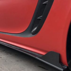 718 Carbon Fiber Side Skirts (J Style)