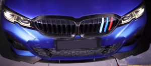 G20 Carbon fiber Front Kidney Grille Trim (OEM Style)