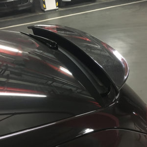 Porsche Panamera Carbon Fiber Rear Spoiler (Ducktail Style)