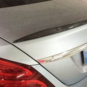 W205 C Class Carbon Fiber Rear Spoiler (OEM Style) - SEDAN ONLY