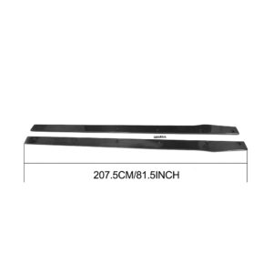 W205 C Class Carbon Fiber Side Skirt Extensions (PSM Style)