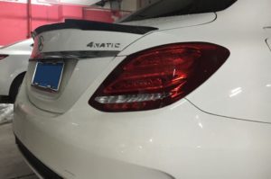 W205 C Class Carbon Fiber Rear Spoiler (ML Style) - SEDAN ONLY